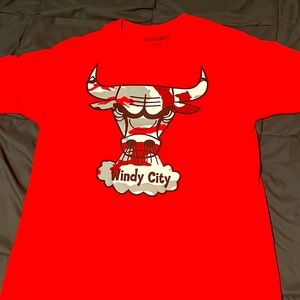 Chicago Bulls Red Shirt Large men t shirt